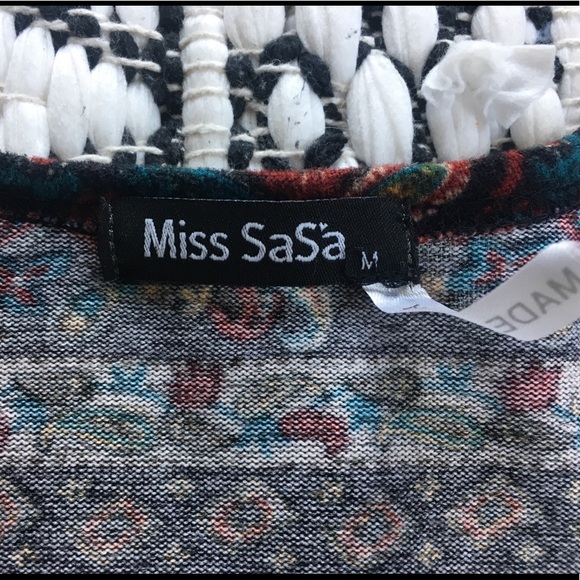 Fun Paisley Print Long Sleeve Dress or Tunic. - Picture 3 of 4